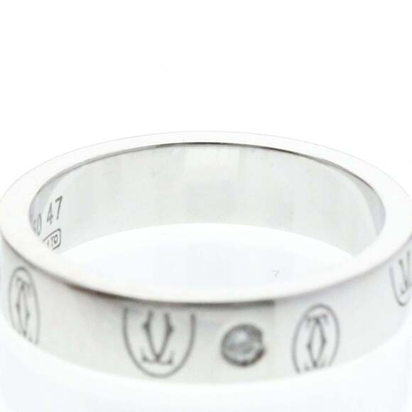 18k Cartier Diamond Trinity Ring- V52013 | Vivid Diamonds CARTIER 18k Silver Diamond Ring